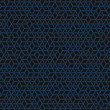  Altıgen Labirent deseni soyut illüstrasyon