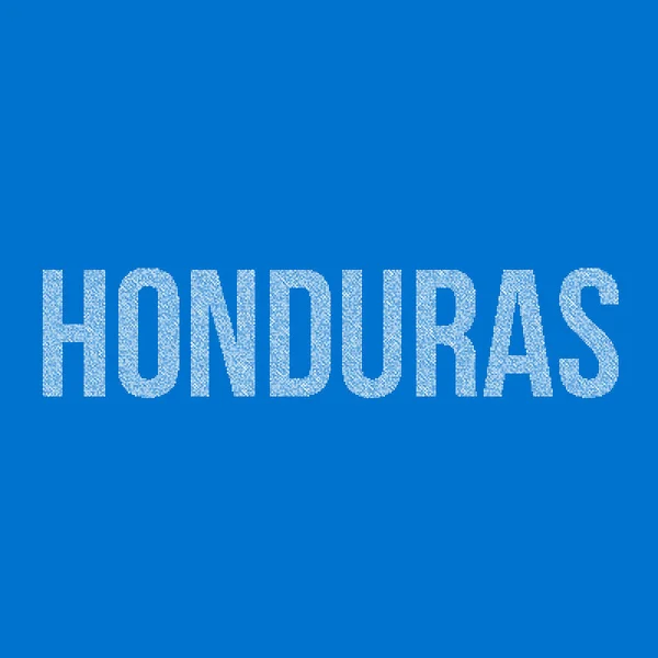 Honduras Silhouette Ilustración Mapa Patrón Pixelado — Archivo Imágenes Vectoriales