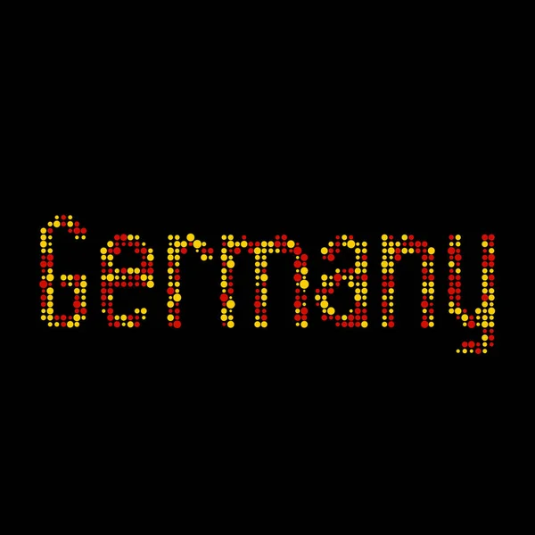 Alemanha Silhouette Pixelated Ilustração Mapa Padrão —  Vetores de Stock