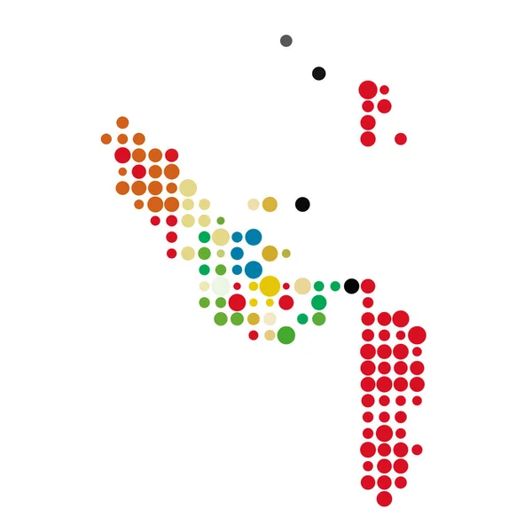Peru Silhouette Pixelated Mönster Karta Illustration — Stock vektor