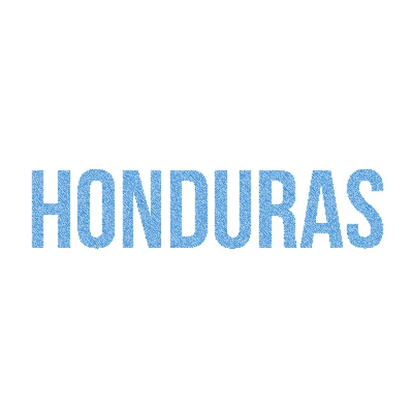 Honduras Sylwetka Pixelated Wzór Mapa Ilustracja — Wektor stockowy