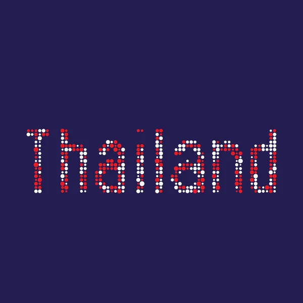 泰国简况图表图解 — 图库矢量图片