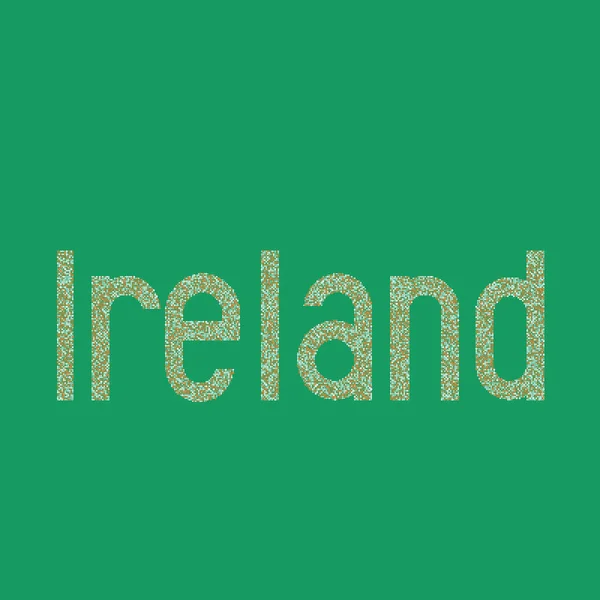 Ірландський Силует Іграшковий Візерунок — стоковий вектор