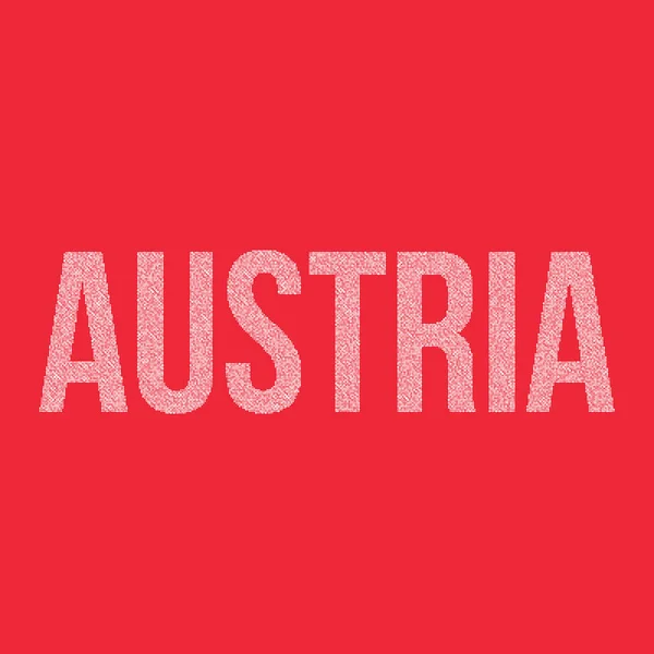 Austria Silhouette Pixelated Pattern Map Illustration — Stock Vector