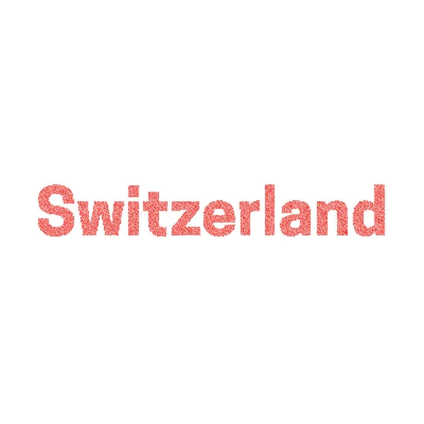 Suíça Silhueta Pixelado Ilustração Mapa Padrão — Vetor de Stock