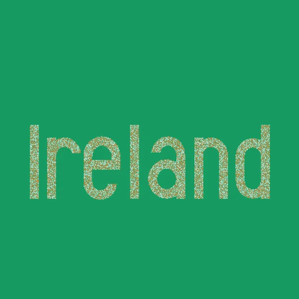 Ірландський Силует Іграшковий Візерунок — стоковий вектор