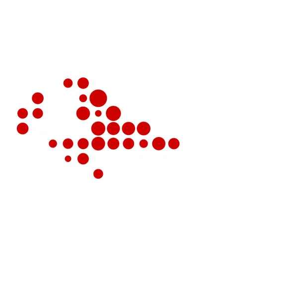 Nepal Silhouette Pixelated Mönster Karta Illustration — Stock vektor