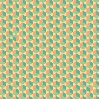  Altıgen Labirent deseni soyut illüstrasyon