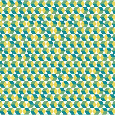  Altıgen Labirent deseni soyut illüstrasyon