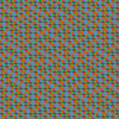  Altıgen Labirent deseni soyut illüstrasyon