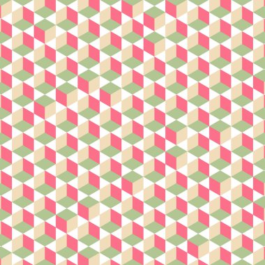  Altıgen Labirent deseni soyut illüstrasyon