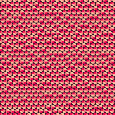  Altıgen Labirent deseni soyut illüstrasyon