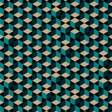  Altıgen Labirent deseni soyut illüstrasyon