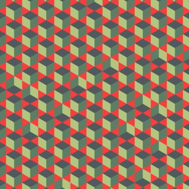  Altıgen Labirent deseni soyut illüstrasyon