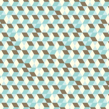  Altıgen Labirent deseni soyut illüstrasyon