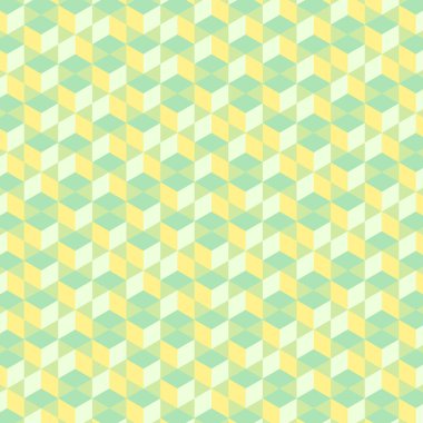  Altıgen Labirent deseni soyut illüstrasyon