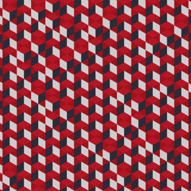  Altıgen Labirent deseni soyut illüstrasyon