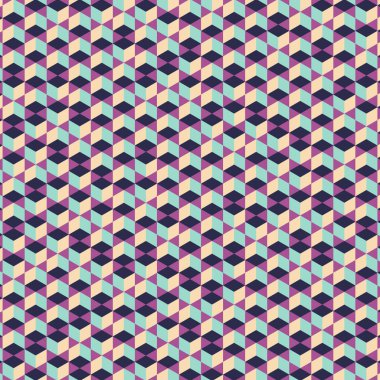  Altıgen Labirent deseni soyut illüstrasyon