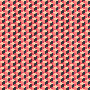  Altıgen Labirent deseni soyut illüstrasyon