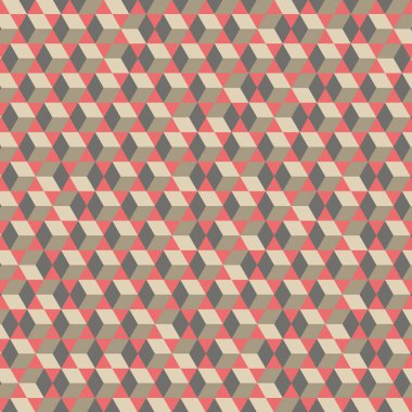  Altıgen Labirent deseni soyut illüstrasyon