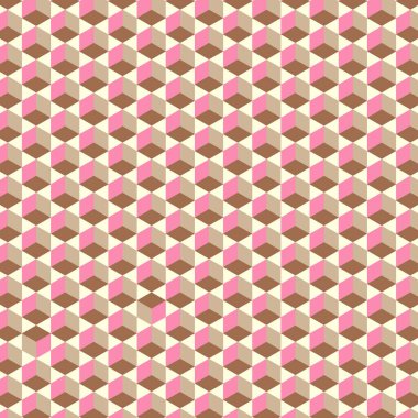  Altıgen Labirent deseni soyut illüstrasyon