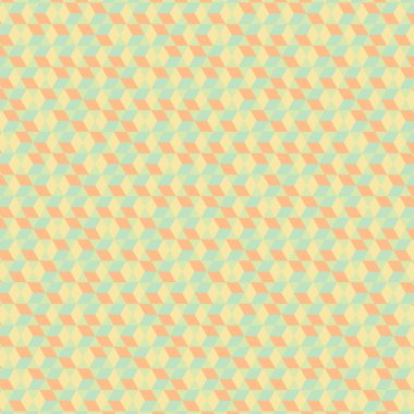  Altıgen Labirent deseni soyut illüstrasyon