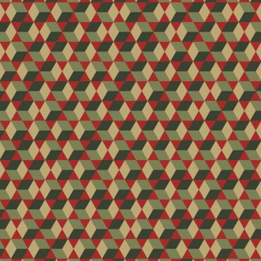  Altıgen Labirent deseni soyut illüstrasyon