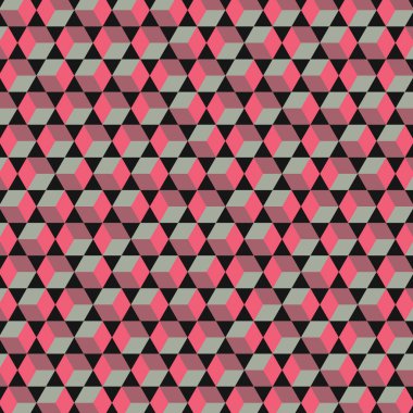  Altıgen Labirent deseni soyut illüstrasyon