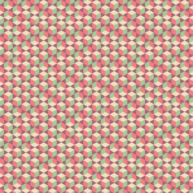  Altıgen Labirent deseni soyut illüstrasyon