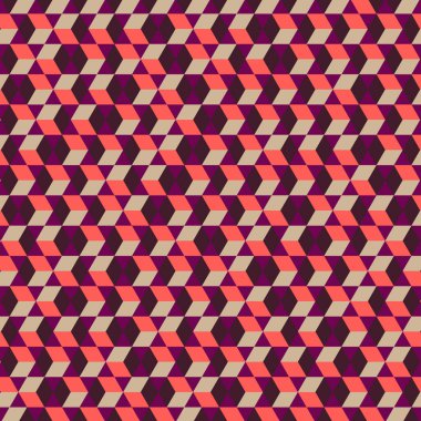  Altıgen Labirent deseni soyut illüstrasyon