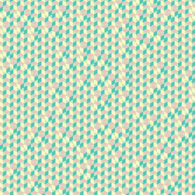  Altıgen Labirent deseni soyut illüstrasyon