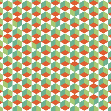  Altıgen Labirent deseni soyut illüstrasyon