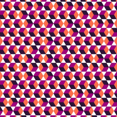  Altıgen Labirent deseni soyut illüstrasyon