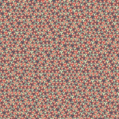  Altıgen Labirent deseni soyut illüstrasyon