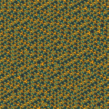  Altıgen Labirent deseni soyut illüstrasyon