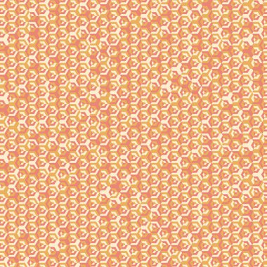  Altıgen Labirent deseni soyut illüstrasyon