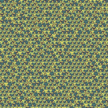  Altıgen Labirent deseni soyut illüstrasyon