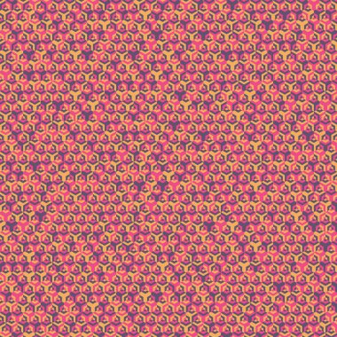  Altıgen Labirent deseni soyut illüstrasyon