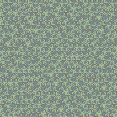  Altıgen Labirent deseni soyut illüstrasyon