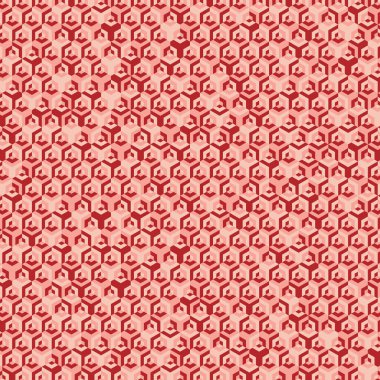  Altıgen Labirent deseni soyut illüstrasyon