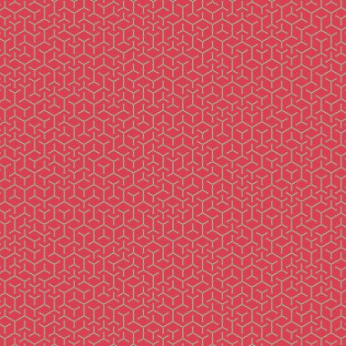  Altıgen Labirent deseni soyut illüstrasyon