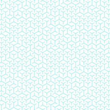  Altıgen Labirent deseni soyut illüstrasyon