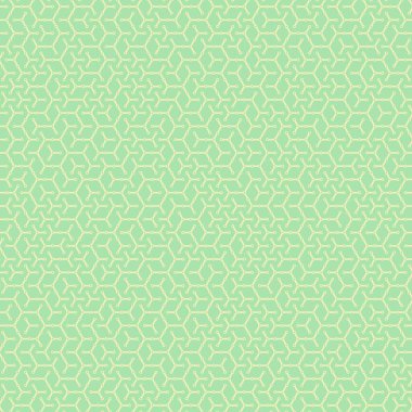  Altıgen Labirent deseni soyut illüstrasyon