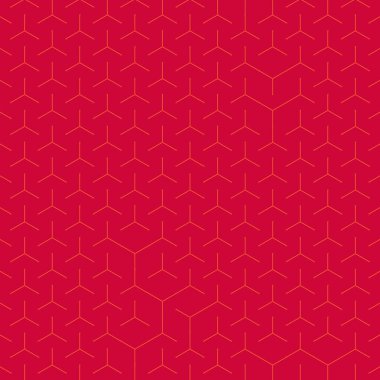  Altıgen Labirent deseni soyut illüstrasyon