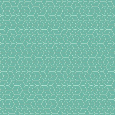  Altıgen Labirent deseni soyut illüstrasyon