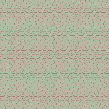  Altıgen Labirent deseni soyut illüstrasyon