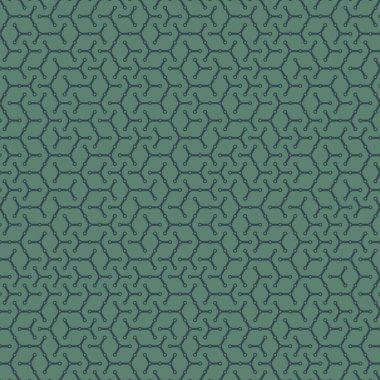  Altıgen Labirent deseni soyut illüstrasyon