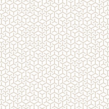  Altıgen Labirent deseni soyut illüstrasyon