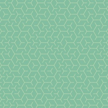  Altıgen Labirent deseni soyut illüstrasyon