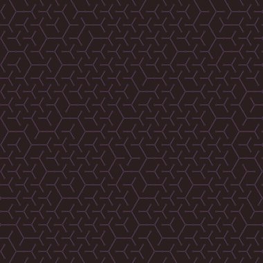  Altıgen Labirent deseni soyut illüstrasyon